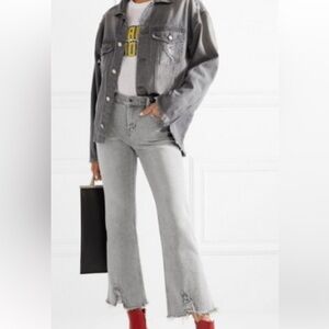 Current/Elliott The Kick Cropped Flare Jeans Size 30